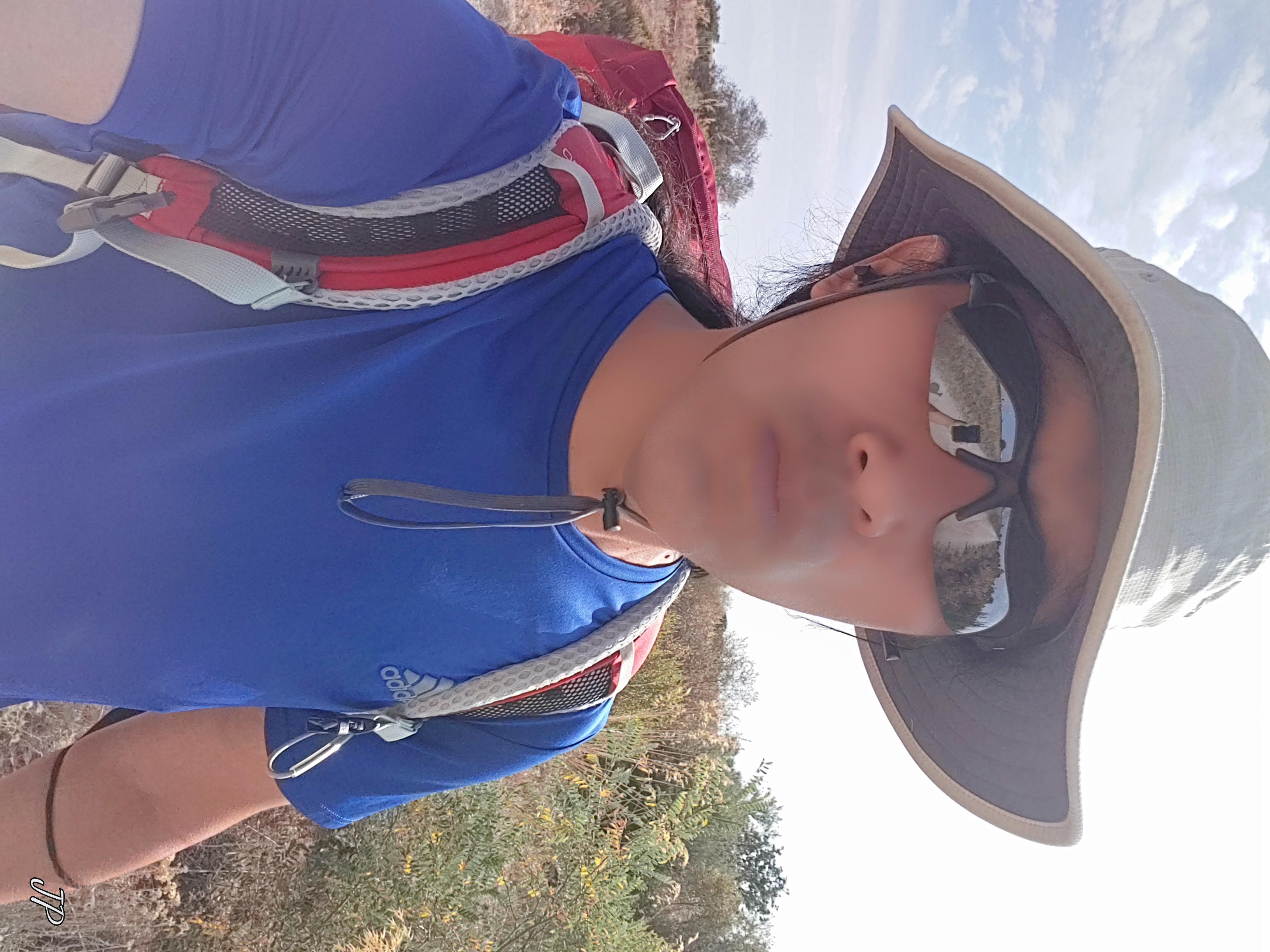 Juan Parra on the trail, Camino Francés 2021